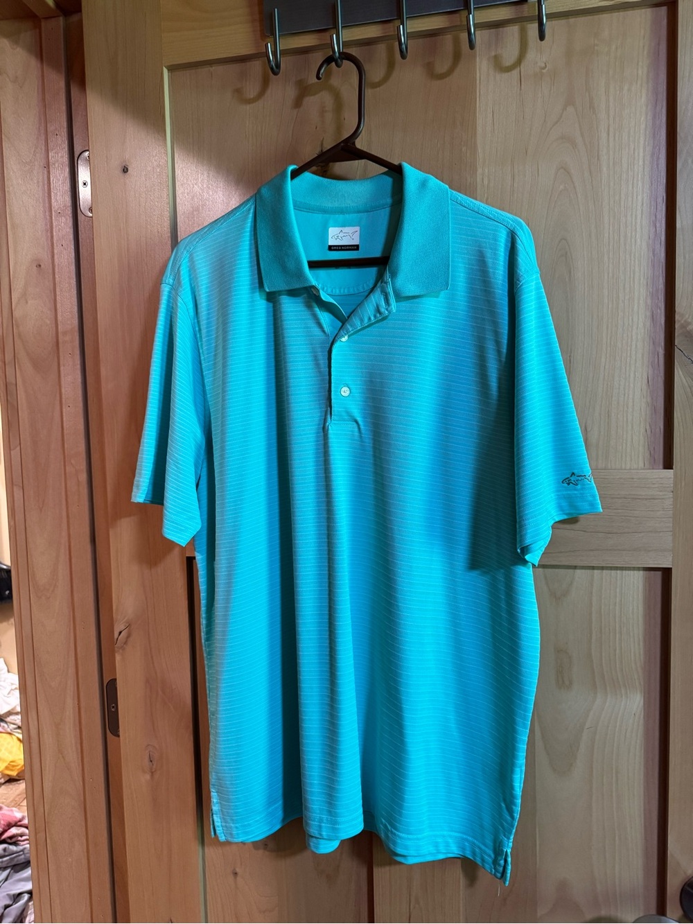 Greg Norman Collection Men's Aqua Performance Polo